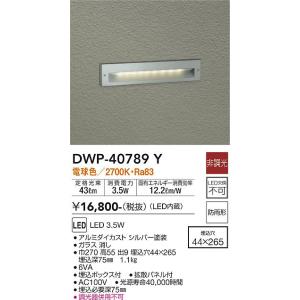 大光電機　DWP-40789Y　LED屋外足元灯 DAIKO Σ