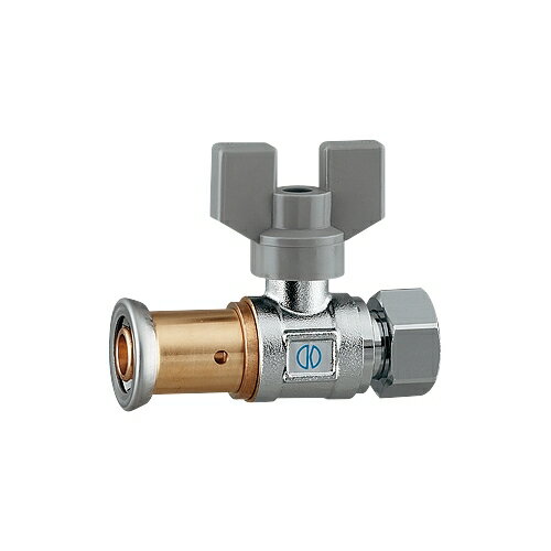 カクダイ　656-006-16B　ボールバルブ(ワンタッチ・片ナットつき)　☆