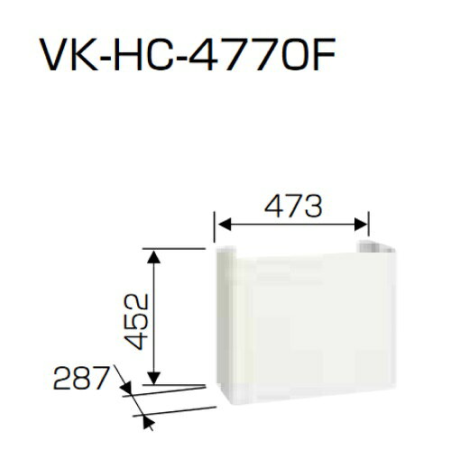 長府製作所　VK-HC-4770F　給湯器部材 配管カバー Chofu □