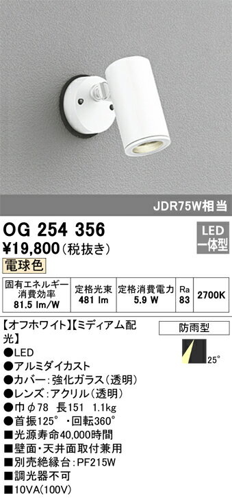 ǥåOG254356LEDݥåȥ饤 