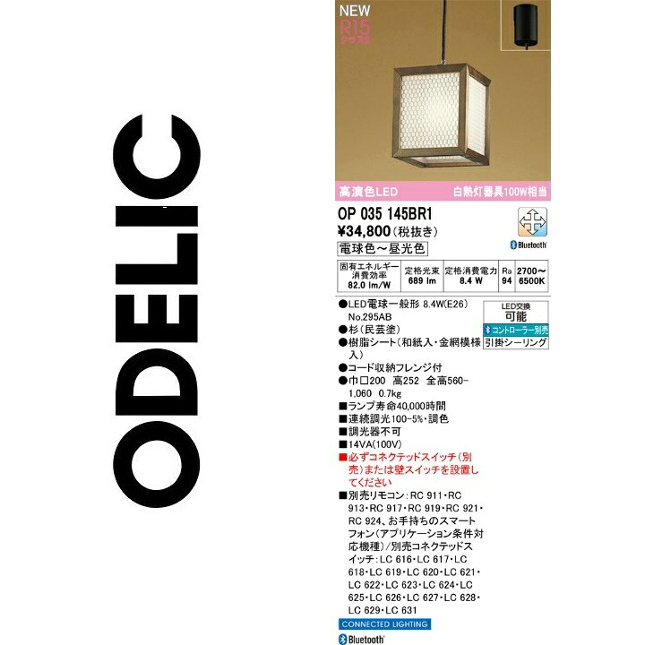 オーデリック　OP035145BR1　ランプ別梱包　Σ