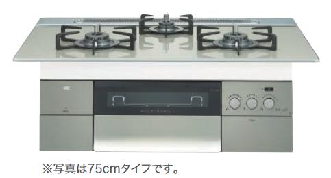 ノーリツ　N3S14PWAS6STEC 都市ガス用　ビルトインコンロ 60cmタイプ プログレ PROGRE ⇒□