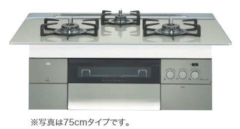 ノーリツ　N3S14PWAS6STEC プロパン用　ビルトインコンロ 60cmタイプ プログレ PROGRE ⇒□