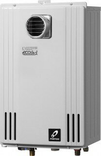 パーパス　GS-H2403T-2　ガス給湯機器 ふろ給湯器 エコジョーズ 給湯専用 20号 屋外壁掛・PS扉内設置形 給水給湯配管口径20A リモコン別売 受注生産 　⇒□