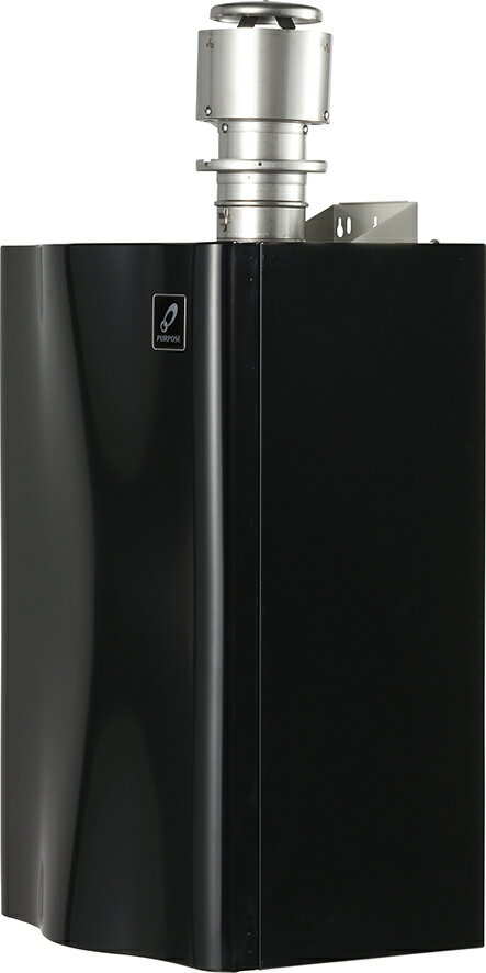 パーパス　CC-01-BK〔LH30〕　給湯器部材 配管カバー ブラック　⇒□
