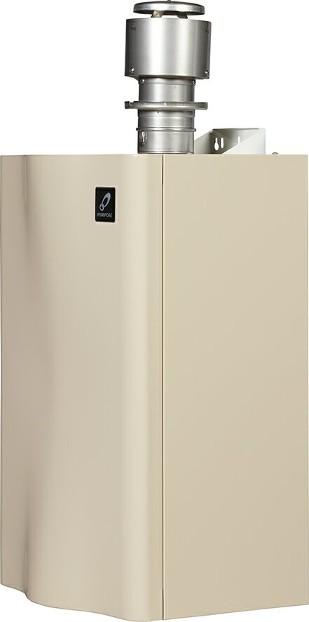 パーパス　CC-01-LB〔LH32〕　給湯器部材 配管カバー ライトブラウン　⇒□