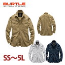 作業服 作業着 ワークウェア SS～3L BURTLE バートル 秋冬作業服 長袖シャツ（ユニセックス） 8105 刺繍 ネーム刺繍