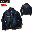 S~3L 寅壱 春夏作業服 作業着 デニムブルゾン 8830-124