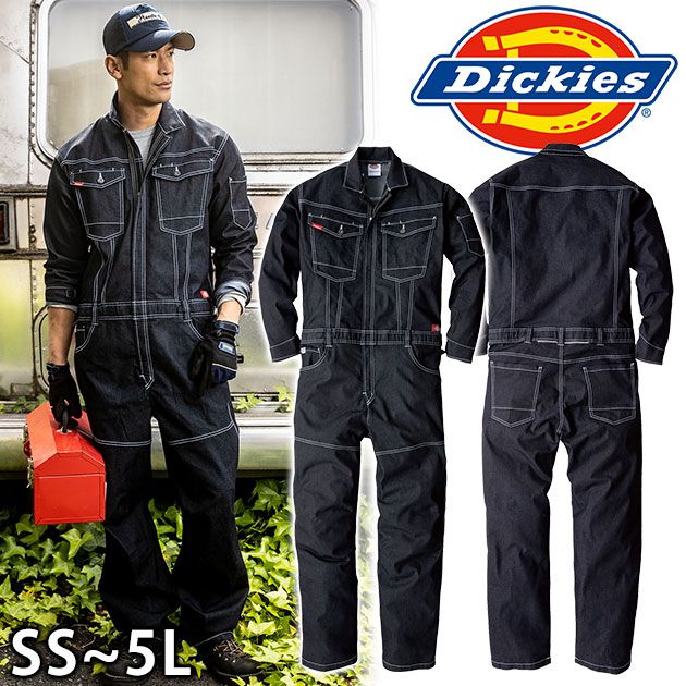 Dickies ディッキーズ 通年作業服 作業着 ストレッチデニムツナギ D-706 1