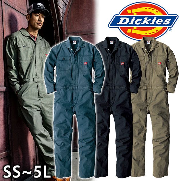 【スーパーSALE！】 Dickies ディッキーズ 通年作業服 ストレッチオックスツナギ D-736