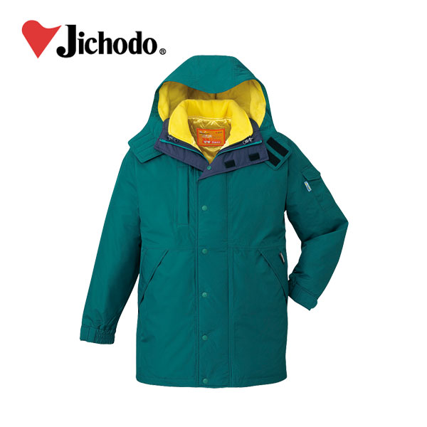 【スーパーSALE】 作業服 作業着 ワークウェア 4L 自重堂 秋冬作業服 コート(フード付) 48053 刺繍 ネーム刺繍