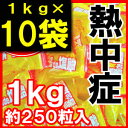 ■熱中症対策熱中飴！■「夏バテしてる場合じゃない！」塩分＋クエン酸パワーで夏を乗り切れ！【工事現場】【スポーツ】【農家の方々】【夏の炎天下に】安全大会景品☆熱中症対策「夏バテしてる場合じゃない！」■塩分＋クエン酸パワーで熱中退治！■猛暑de塩飴250粒入り×10袋