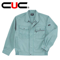 作業服 作業着 ワークウェア 中国産業 秋冬作業服 長袖ブルゾン 2408 刺繍 ネーム刺繍