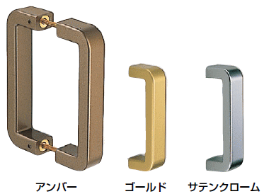 Rakuten - 杉田エース　ACE　角型取手 両面用　亜鉛ダイカスト製　×　1組
