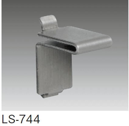 SPG　サヌキ　SUS棚柱用 棚受　LS−744型　L型ステンレス製・ラバーなしの写真