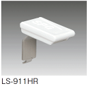 SPG　サヌキ　フィット棚柱用 棚受 （L型）　LS-911HR　化粧ラバー付き （ラバー色：ホワイト） No.4仕上げ