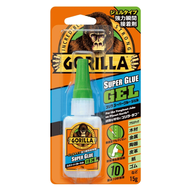 KURE　呉工業　GORILLA　ゴリラ　スーパーグルー　ジェル　15g　強力瞬間接着剤