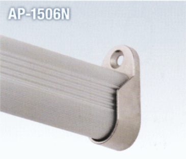 アイワ金属 アルミハンガーパイプシリーズ 【Uブラケット ネジ止 AP-1506N】 亜鉛ダイカスト メッキ仕上 取り付けネジ付き