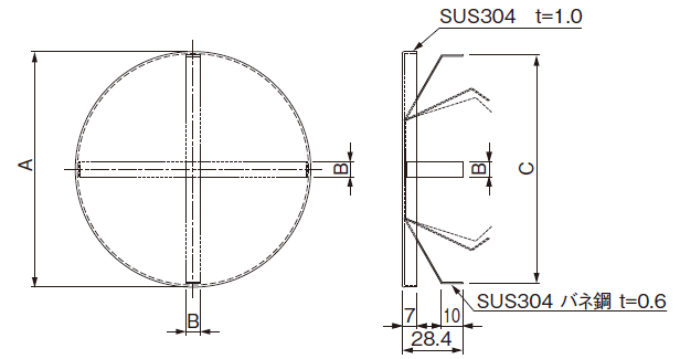 ���ĥ�������ACE������������åס�100A�����ƥ�쥹����SUS304�ˡ�Ŭ�ѥѥ��ס���95����115 mm