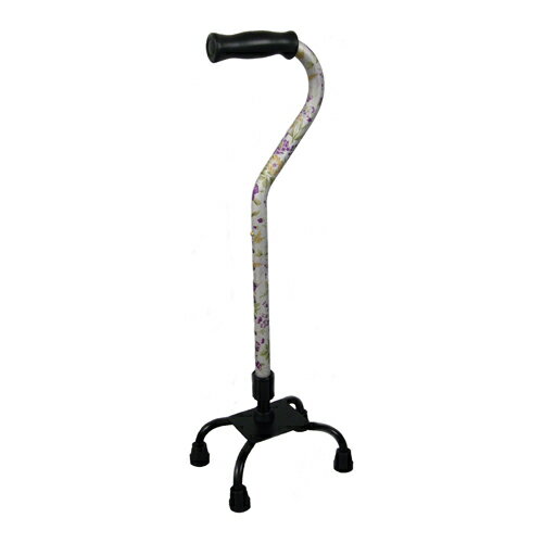 楽天金物PRO楽天市場店Fuji Home（フジホーム）Walking Stick（ステッキ・杖）WB3576四点杖すずらんステッキ つえ 杖軽量 おしゃれ 歩行器 介護杖 介護 歩行補助 立ち上がり補助 敬老の日 ギフト プレゼント