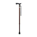 Fuji Home(フジホーム）Walking Stick(ステッキ・杖)WB3713ベーシック E 伸縮S・M兼用ブラウン