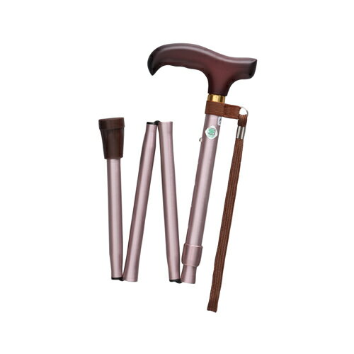 Fuji Home(フジホーム）Walking Stick(ステッキ・杖)WB3721ベーシック 折畳Sパープル