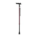 Fuji Home(フジホーム）Walking Stick(ステッキ・杖)WB3738かるがも E 伸縮S・M兼用レッド