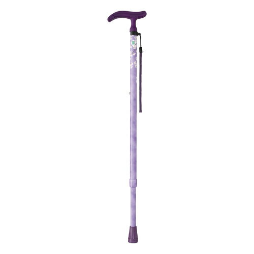 Fuji Home(フジホーム）Walking Stick(ステッキ・杖)WB3751アクティブグレース 伸縮S桜パープル 1