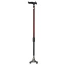 【送料無料】メーカー直送品Fuji Home(フジホーム）【非課税対象品】Walking Stick(ステッキ・杖)WB3827かるがも 4ポイントステッキバーズアイレッド