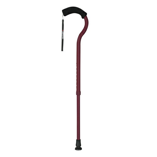 楽天金物PRO楽天市場店【送料無料】メーカー直送品超軽量　Fuji Home（フジホーム）Walking Stick（ステッキ・杖）WB3886フラミンゴN 伸縮バーガンディ