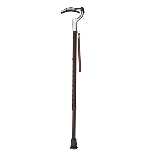 【送料無料】メーカー直送品Fuji Home(フジホーム）Walking Stick(ステッキ・杖)WB3929グランデル 伸縮ダークブラウン