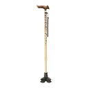 楽天金物PRO楽天市場店【送料無料】メーカー直送品Fuji Home（フジホーム）Walking Stick（ステッキ・杖）WB3950かるがも ファム 4点DX 伸縮Sボタニカル受注生産ステッキ つえ 杖軽量 女性 女性用　おしゃれ 歩行器 介護杖 介護 歩行補助 立ち上がり補助 敬老の日 ギフト