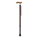 楽天金物PRO楽天市場店Fuji Home（フジホーム）Walking Stick（ステッキ・杖）WB5242スレンダーネックステッキ 伸縮木目ダーク