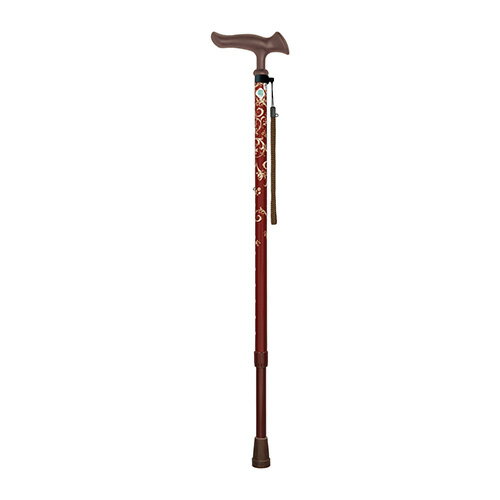 楽天金物PRO楽天市場店Fuji Home（フジホーム）Walking Stick（ステッキ・杖）WB5216かるがもファム2 伸縮アラベスク