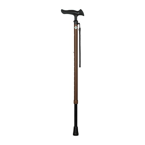 楽天金物PRO楽天市場店Fuji Home（フジホーム）Walking Stick（ステッキ・杖）WB5235かるがもファム2 伸縮パールブラウン
