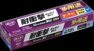 コニシ ボンド ウルトラ多用途SU プレミアム【ハード】 120ml #05150 金属・木材・プラスチック・ゴム・陶磁器など、幅広い素材に強力に接着できるシリル化ウレタン樹脂系接着剤です。 「ハード」タイプは高硬度で強度が高く、固定力が求められる用途に最適です。 速硬化タイプで作業効率が高く、屋内外どちらの用途にも使用できます。 【商品の特長】 ● 高硬度タイプで強力固定が可能 ● 幅広い素材に使えるウルトラ多用途タイプ ● 速硬化で短時間で強力接着 ● 耐水性・耐熱性・耐衝撃性に優れる ● 屋内外どちらでも使用可能 ● 日本製で品質も安定 【用途】 ● 金属・木材・プラスチック・ゴム・陶磁器の接着 ● 家具・建材の固定 ● 屋外の補修やDIY作業 ● 強度が必要な部位の接着 【商品仕様】 品名：ウルトラ多用途SU プレミアム【ハード】 品番：#05150 種類：シリル化ウレタン樹脂系接着剤 内容量：120ml JANコード：4901490051502 原産国：日本 【使用方法のポイント】 ● 接着面のホコリ・油分・水分を除去してください ● 片面または両面に塗布し、圧着するとより強力に接着します ● 高硬度タイプのため固定力が求められる箇所に最適です 【注意事項】 ● 用途に適合していることを確認してご使用ください ● 皮膚についた場合はすぐに拭き取り、石けんで洗浄してください ● 詳細な施工条件はメーカー資料をご確認ください