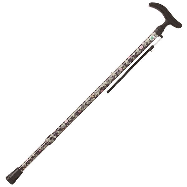 乐天商城 - 【送料無料】メーカー直送品Fuji Home(フジホーム）Walking Stick(ステッキ・杖)WB3757アクティブグレース 伸縮Sブラック