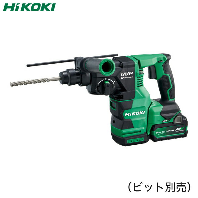 Rakuten - HiKOKI【ハイコーキ】マルチボルト(36V)コードレスロータリハンマドリルDH3628DA(2XPZ)
