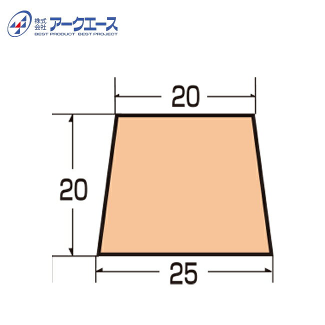 Rakuten - ※送料別途※ 発泡目地棒K-2W　25×20×20mm 【50本入】