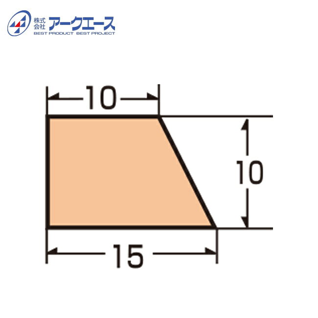 Rakuten - ※送料別途※ 発泡目地棒M-2S　15×10×10mm 【200本入】