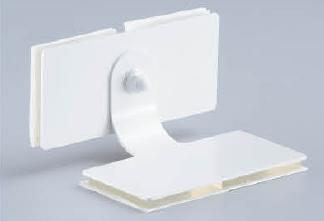 シロクマ　耐震金具　EP-502　50mm　オフホワイト色