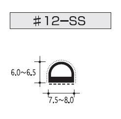 スライド加工ピンチブロック 長さ：2200mm 黒 #12-SS