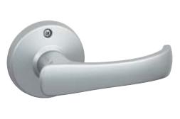 川口技研　取替TKレバー　空錠　GIKEN DT1-1M MS シルバー色　バックセット60ミリ　取替用レバーハンドル