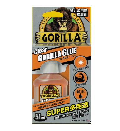 ゴリラグルー クリア 51ml 1770 ※呉工業正規輸入品 GORILLA GLUE Clear 強力多用途接着剤