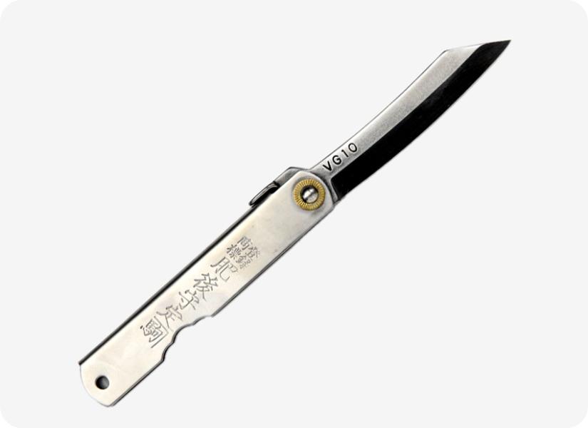 肥後守　VG10　割込　100mm　Higonokami VG10 Warikomi knife(ナイフ 小刃)