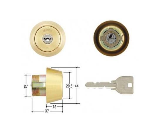 美和ロック U9シリンダー DZタイプ ゴールド色 ※U9.DZ.CY-BS(MCY-238)