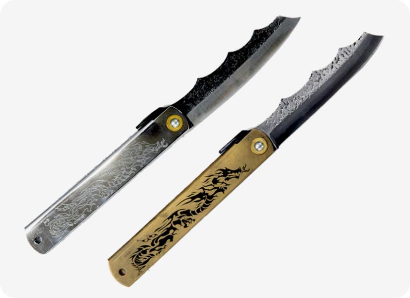 肥後守　龍舞　120mm　Ryubu knife(ナイフ 小刃)