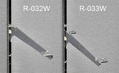 ロイヤル　木棚用ブラケット　R-032W/R-033Wセット　150mm　クローム