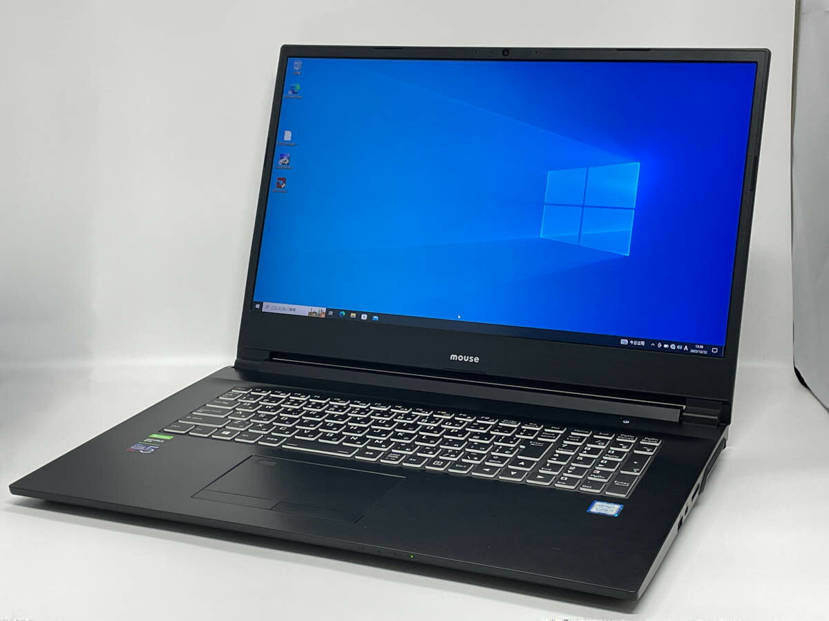 マウスコンピューター m-Book W890XN-M2SH2 ゲーミングノートPC: Core i7-9750H, 16GBメモリ, 512GB SSD, 2TB HDD, GTX 1650(GDDR5 4GB), Windows 10 Pro