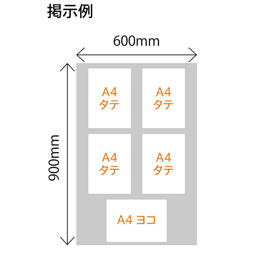 NASTA ナスタ KS-EX912A-1290A アルミ枠掲示板 1200x900 タテ掲示 代引き不可 3